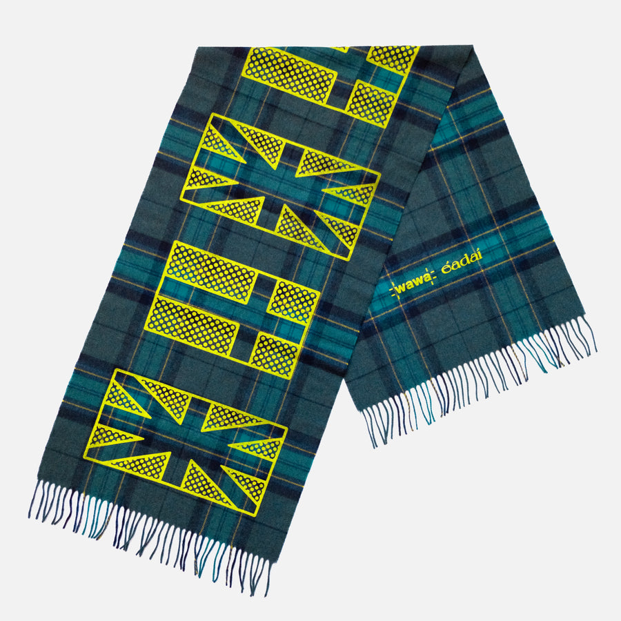 Blue Yellow Flag
